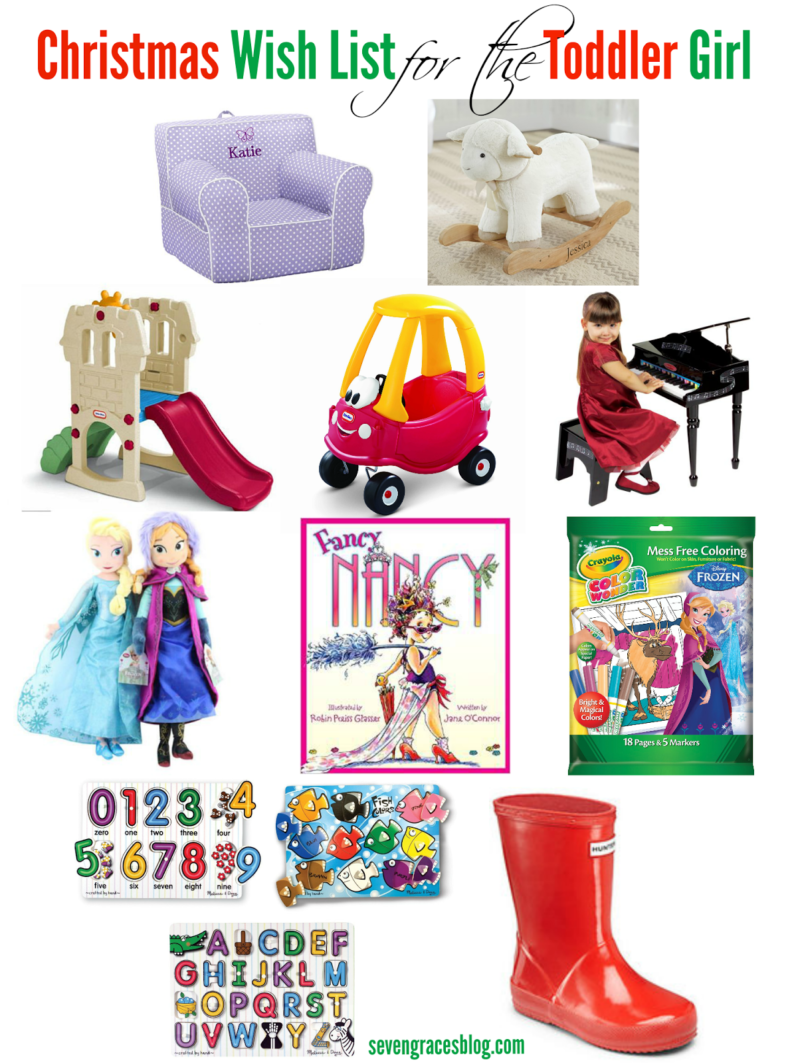 Christmas Wish List for the Toddler Seven Graces