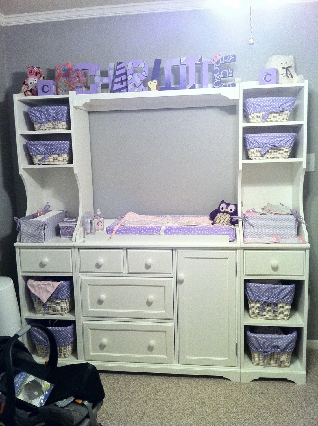 madison changing table pottery barn