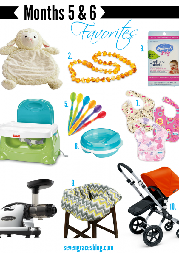 Top 10 Baby Items for Months 5 & 6: Teething & Feeding