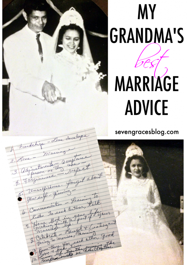 My Grandma’s Best Marriage Advice