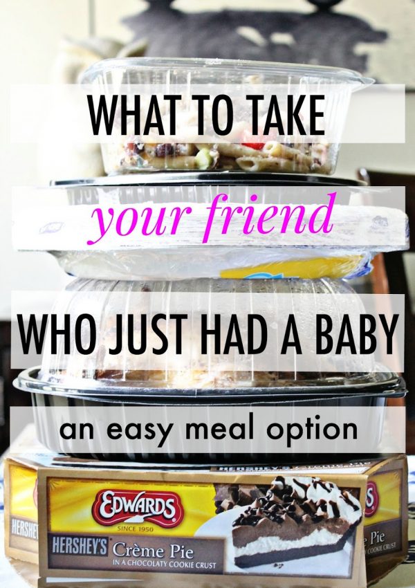 What to Take Your Friend Who Just Had a Baby: An Easy Meal Option