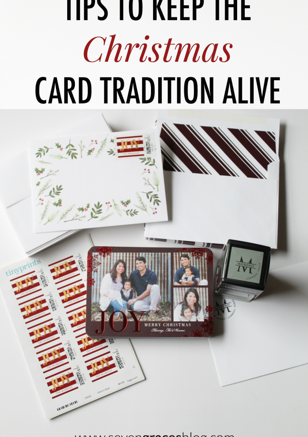 Tips to Keep the Christmas Card Tradition Alive: Our Christmas Card 2015