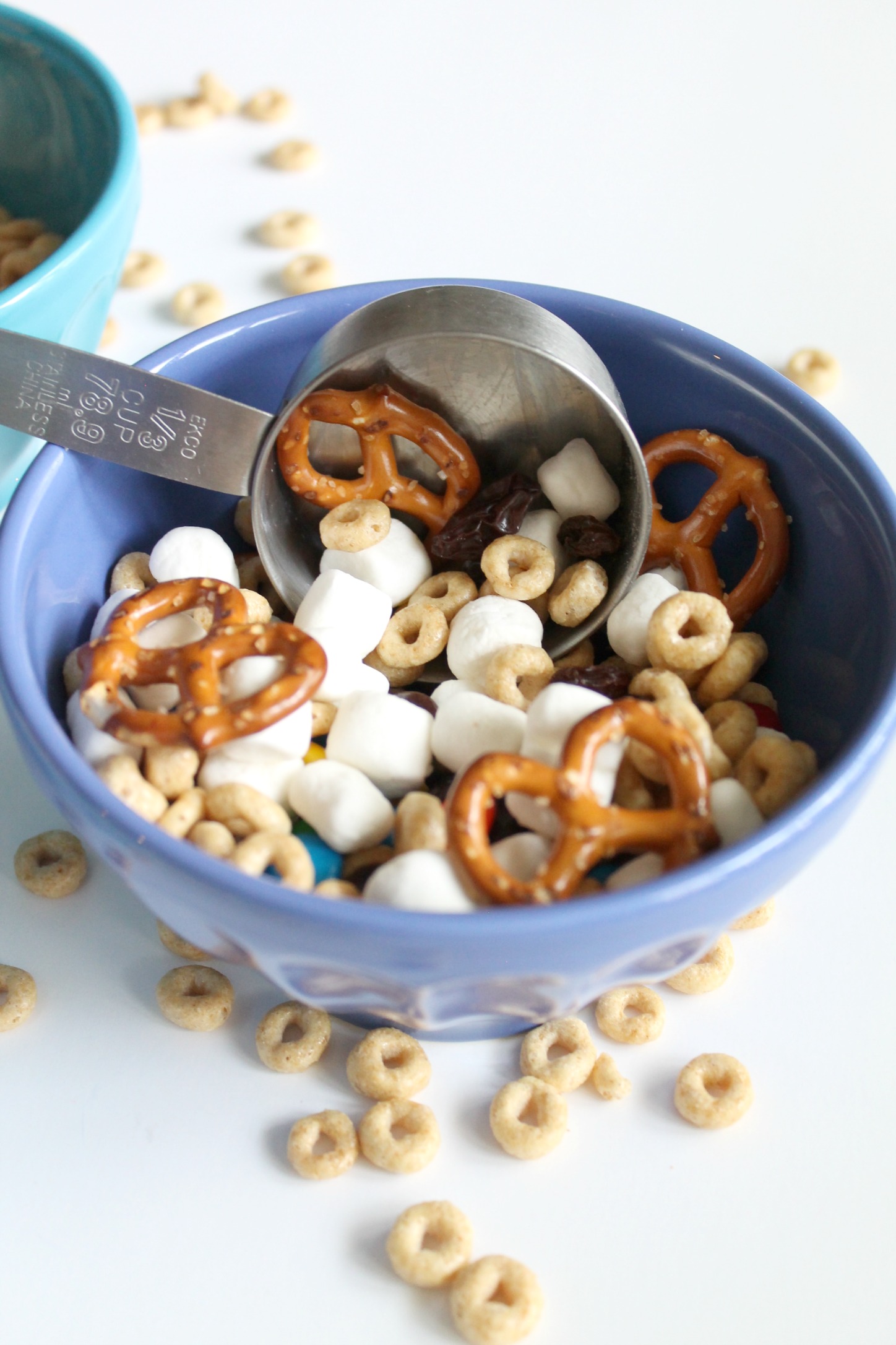 A kid-approved trail mix. Make as a rainy day activity or anytime. This trail mix is definitely a favorite!