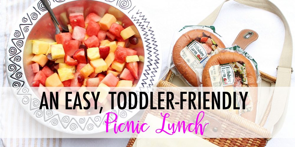 an easy, toddler friendly picnic lunch