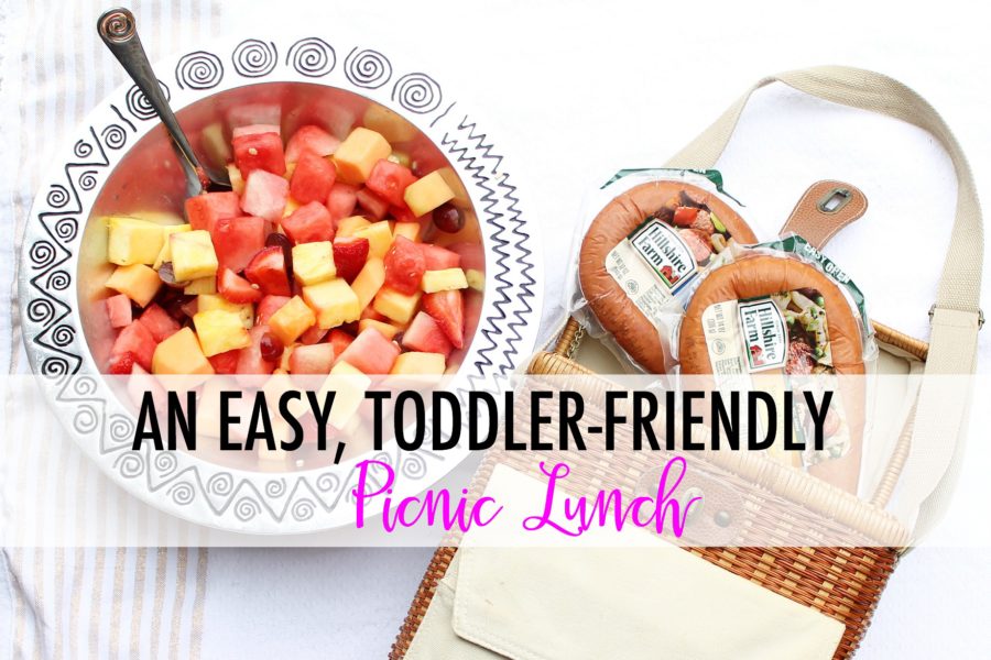 an easy, toddler friendly picnic lunch