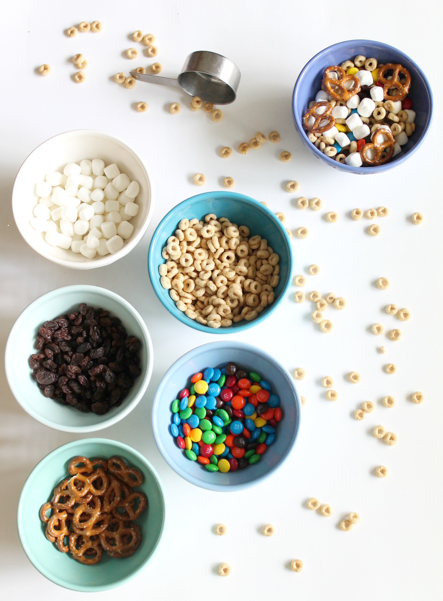 A kid-approved trail mix. Make as a rainy day activity or anytime. This trail mix is definitely a favorite!