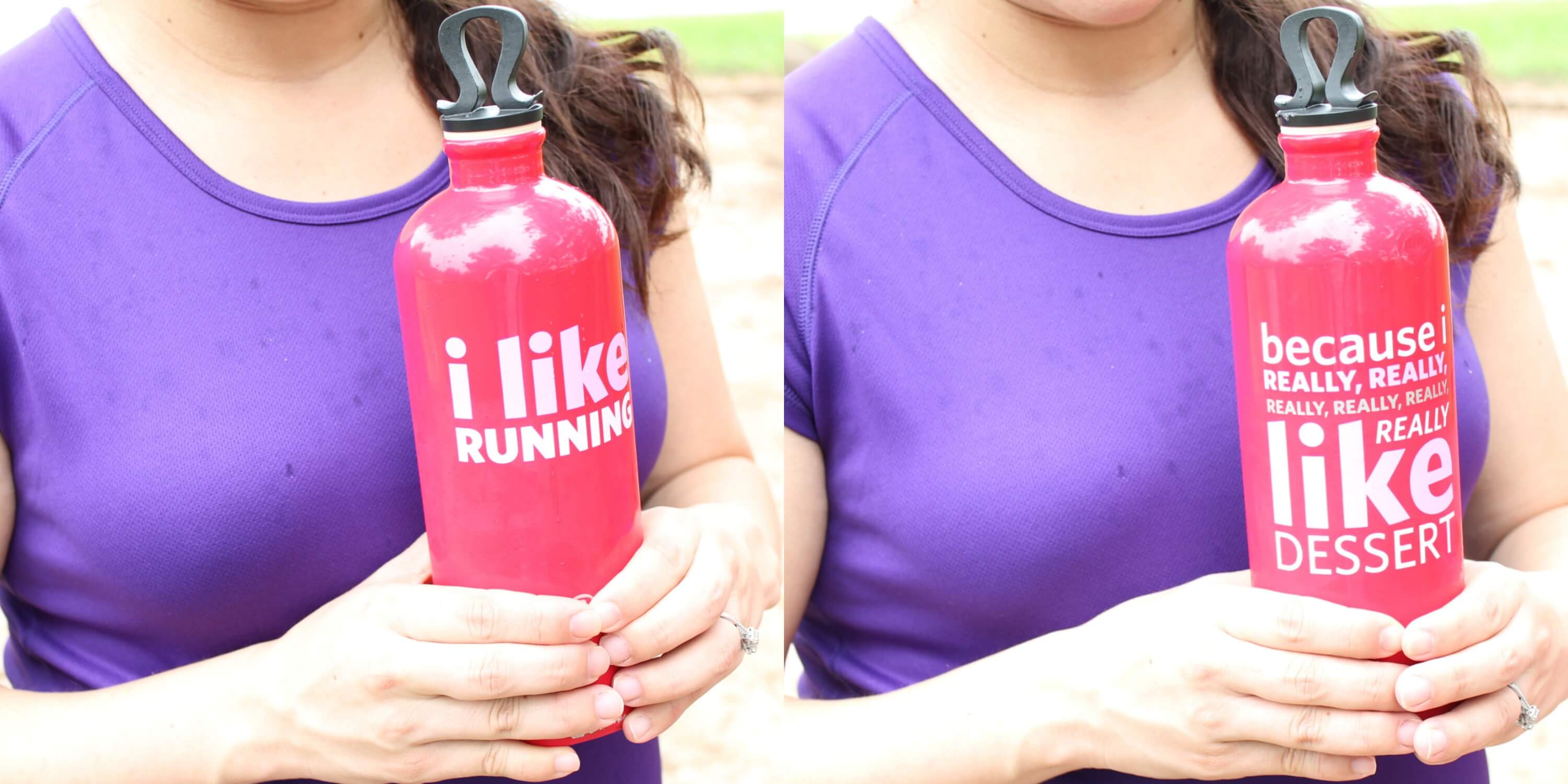 running water bottle