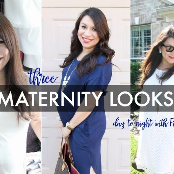 Three Maternity Looks: Day to Night with PinkBlush Maternity. Maternity clothing that will transition with you to postpartum, too!