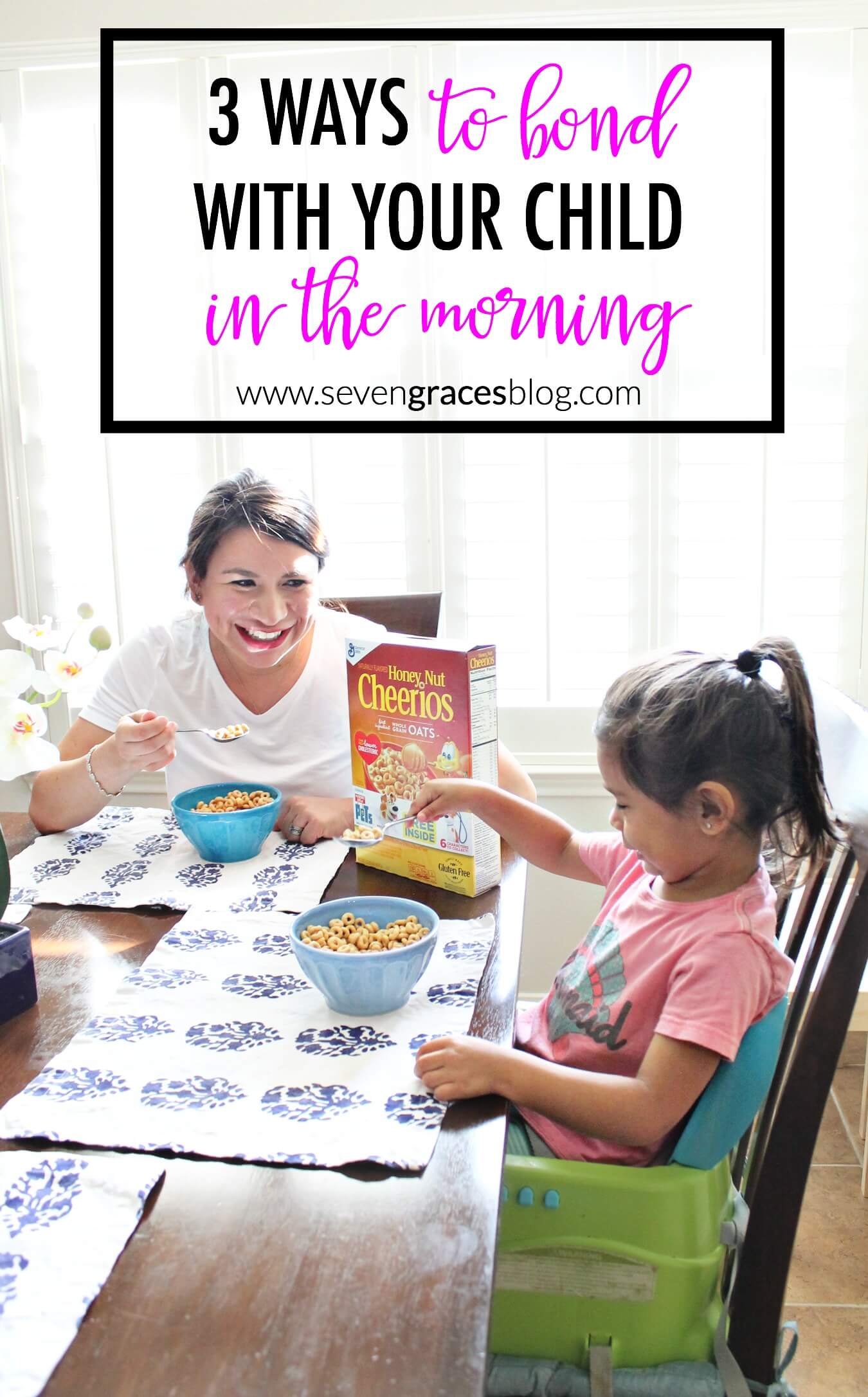 3 Ways to Bond With Your Child in the Morning. Three fun and simple ways to start the day off right with your child.