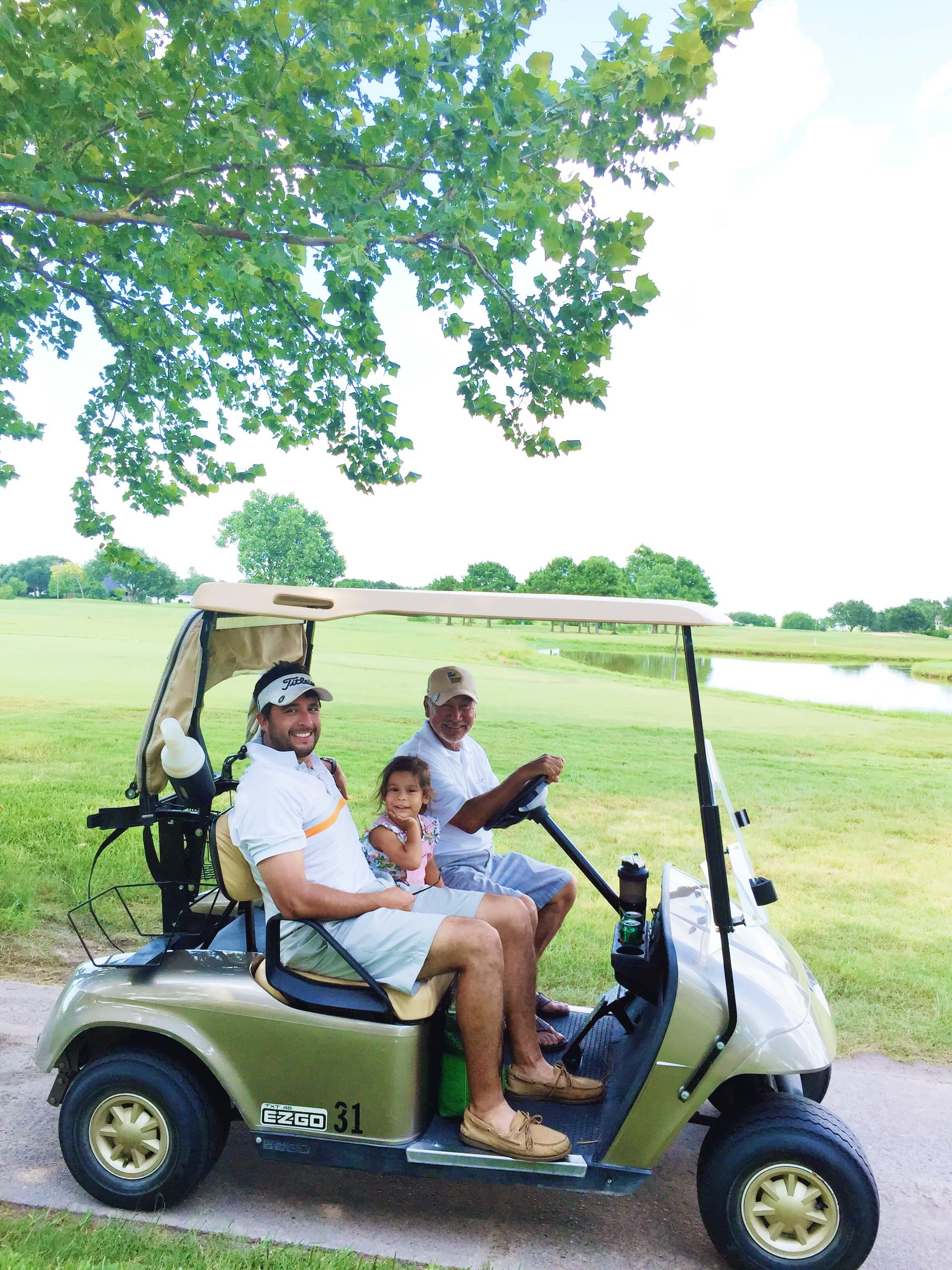 golf cart cruising