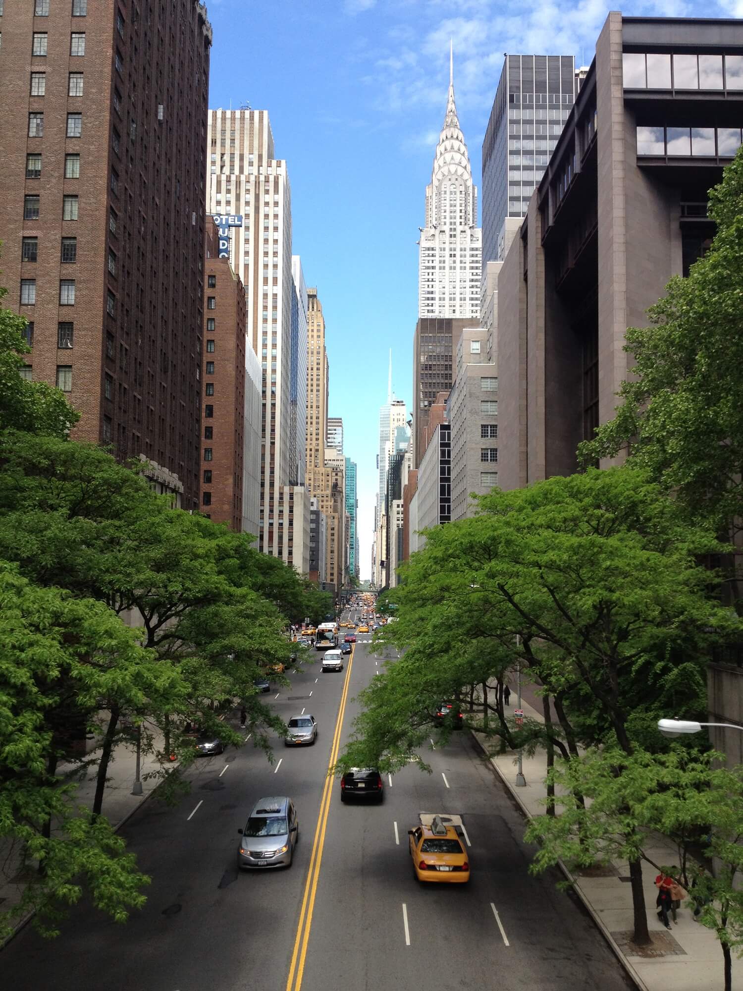 NYC city street view