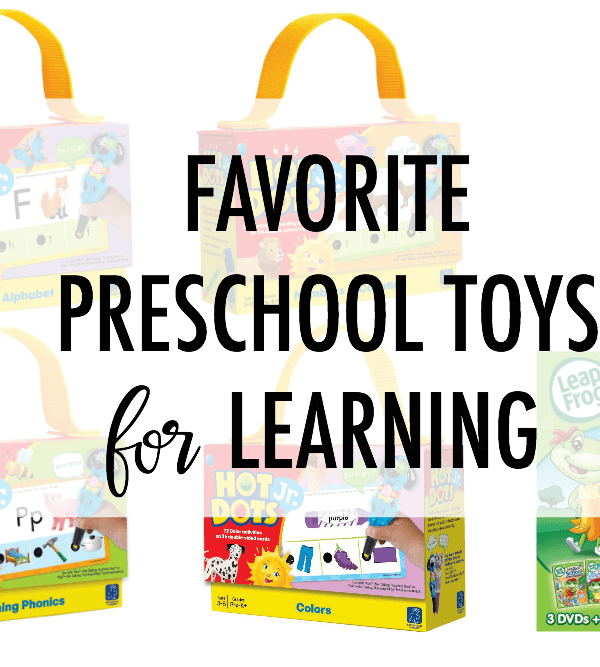 Favorite Preschool Toys for Learning