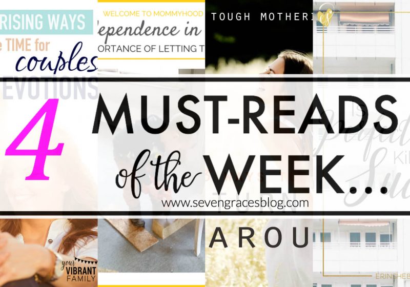 Four must-read articles for inspiration on marriage, motherhood, and self. A Little Bird Told Me Link Party Features. Come link up your best blog posts to be highlighted.