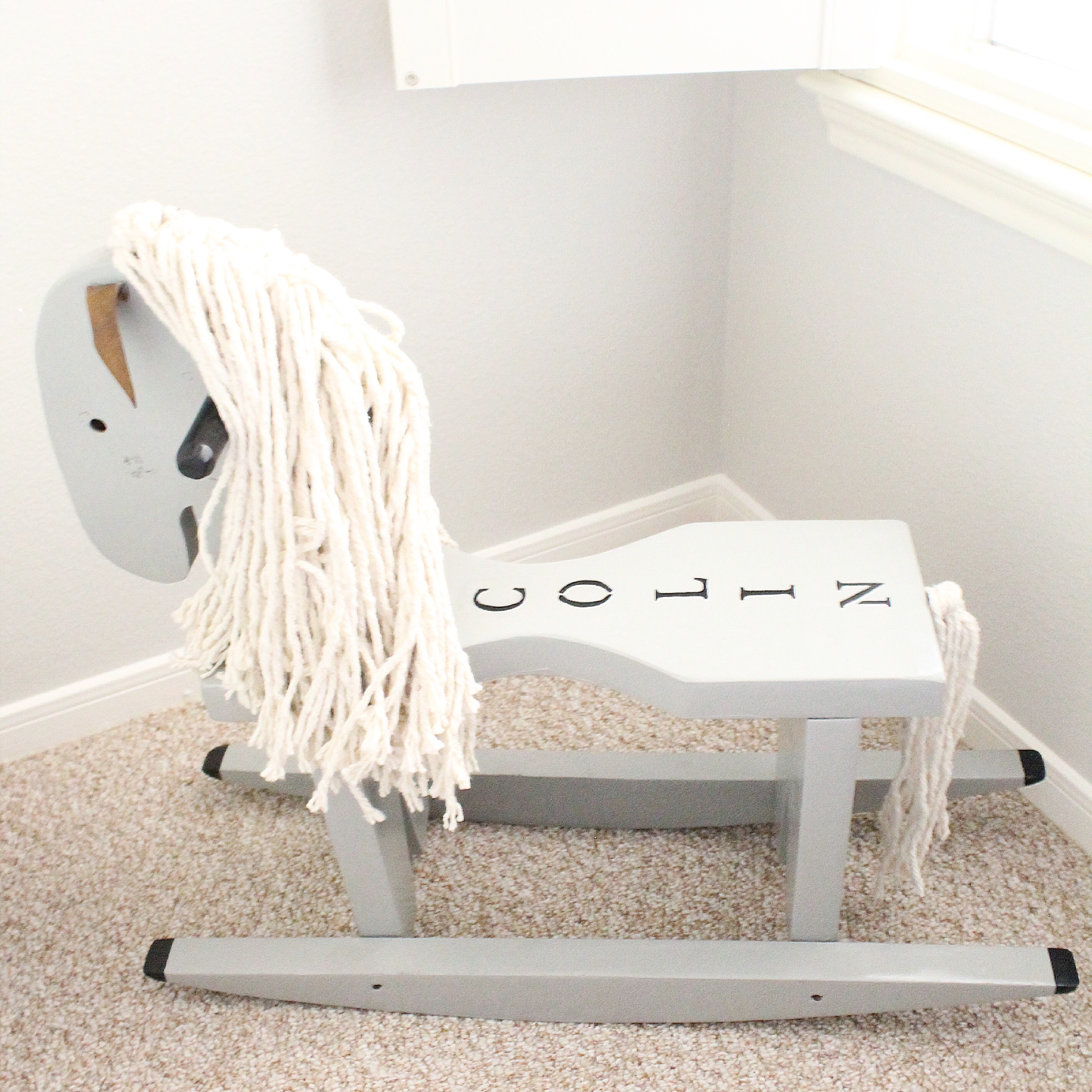 handmade rocking horse