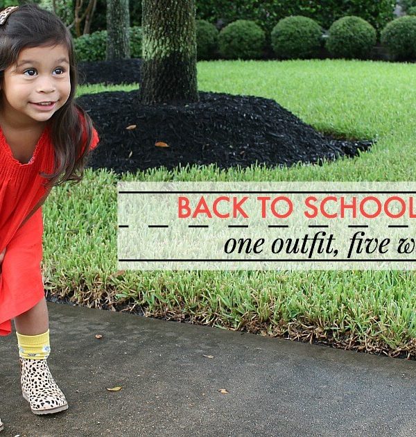 One Outfit, Five Ways: Back to School Style with Mini Boden | $750 Giveaway!