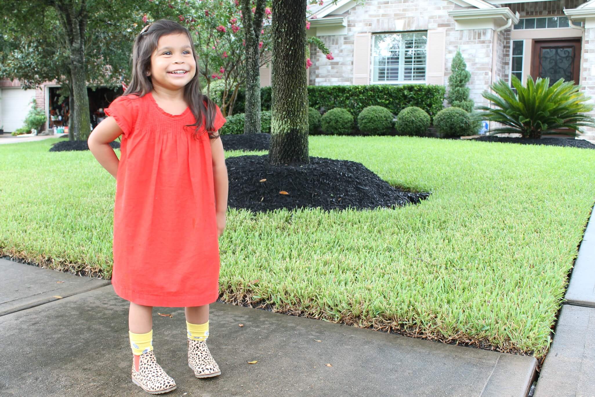 Back to school style. One outfit, five ways. Here's how you can create a great outfit for your little girl that will last from the beginning of the school year well into winter. #BodenBacktoSchool