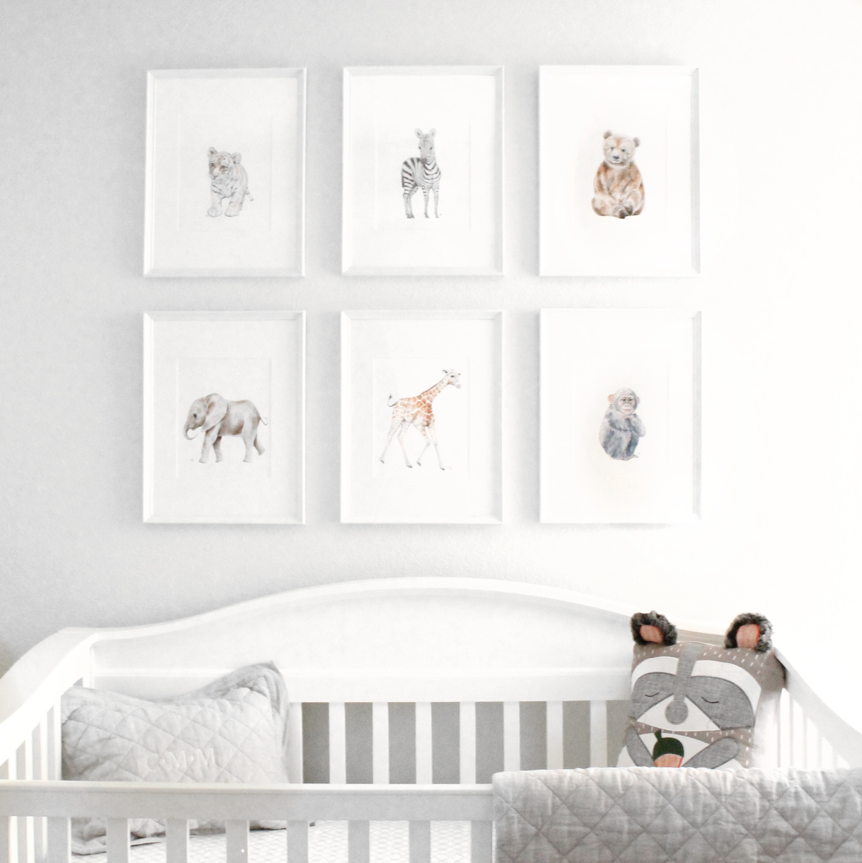 nursery zoo prints