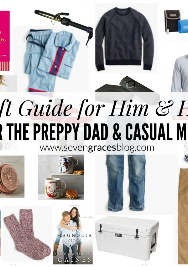 His & Her Gift Guides: For the Preppy Dad & Casual Mom