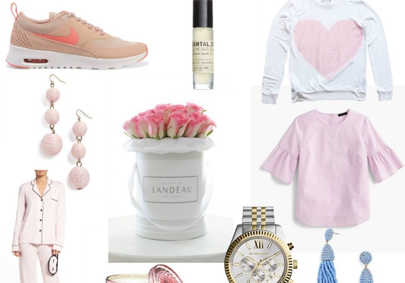 The cutest Valentine's Day wish list for the lady who never knows what to ask for. All things pink and pretty! Pretty and fresh gifts for the lovely lady.