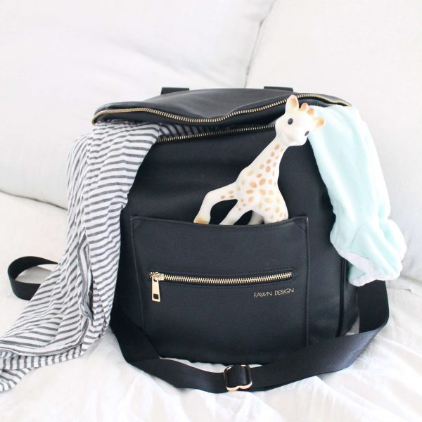 Fawn Design Diaper Bag. The best diaper bag backpack. What you really need in your baby bag. What you need to pack in your diaper bag the first year. When you're a mom of two or more, these are the things you can't leave home without!