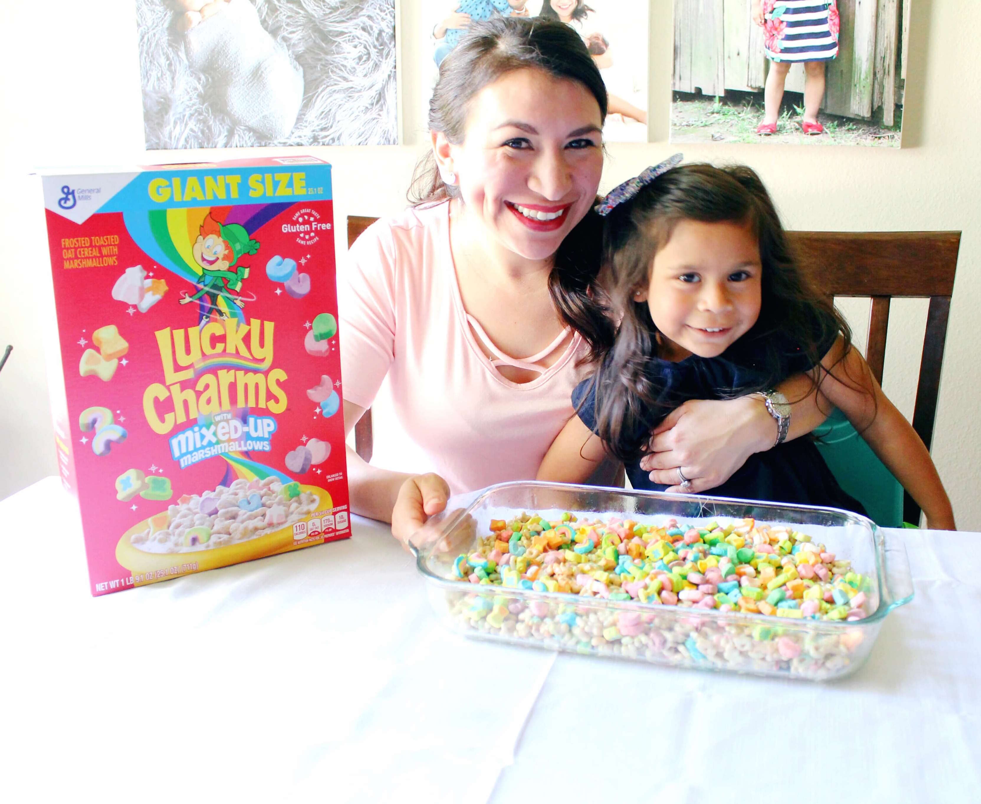 Lucky Charms Unicorn Treats. The cutest and yummiest treats to make with your child. The perfect rainy day activity!