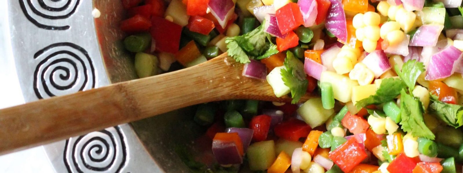 Martha Stewart's Chopped Vegetable Salad. The best mix of fresh veggies. Perfect for spring and summer parties!