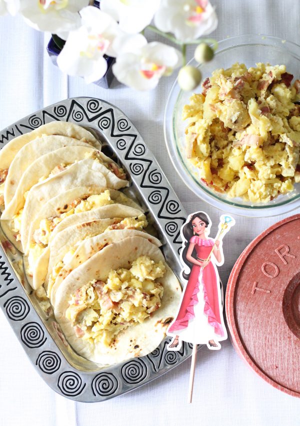 Elena of Avalor Breakfast Tacos