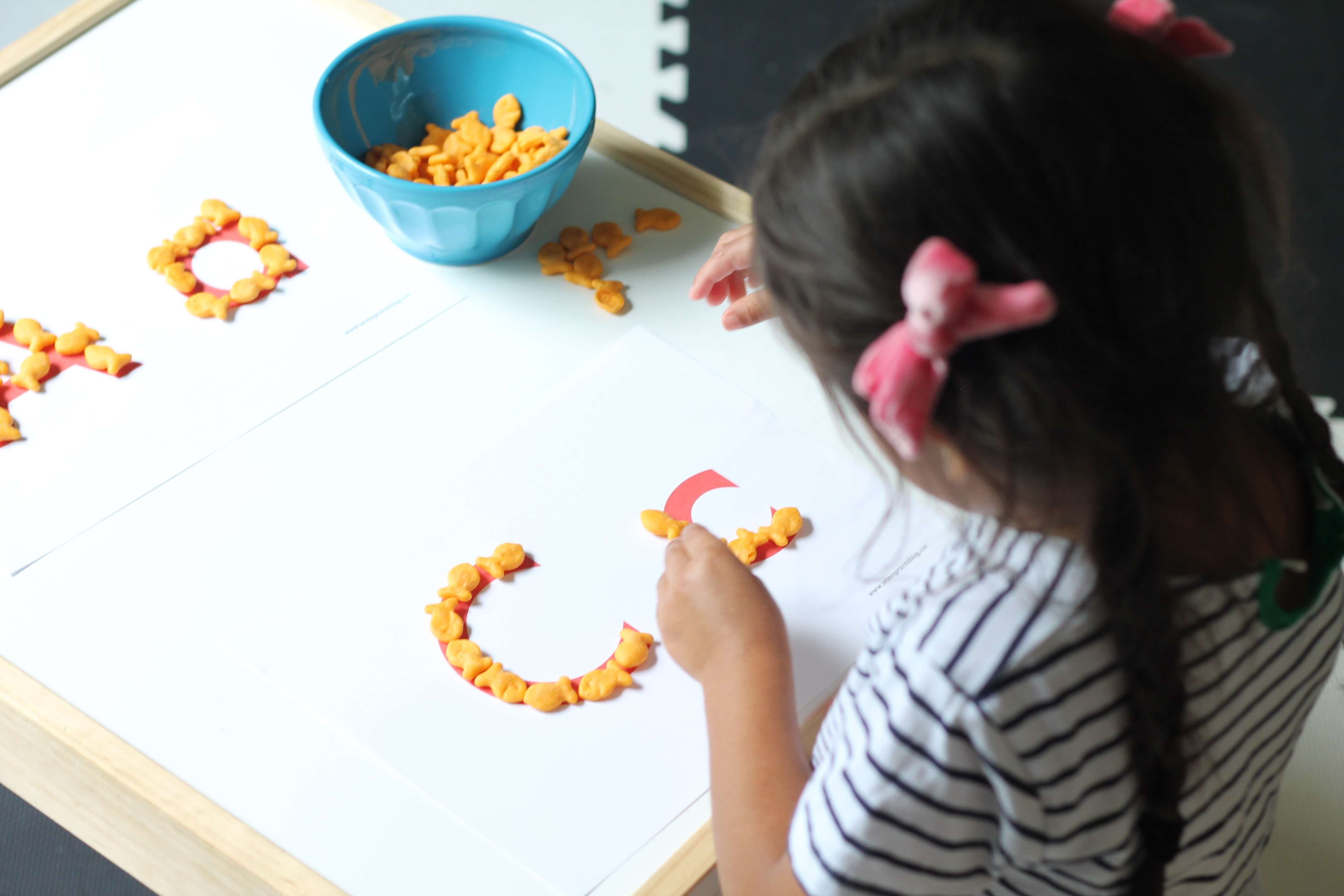 Snack hack letter recognition