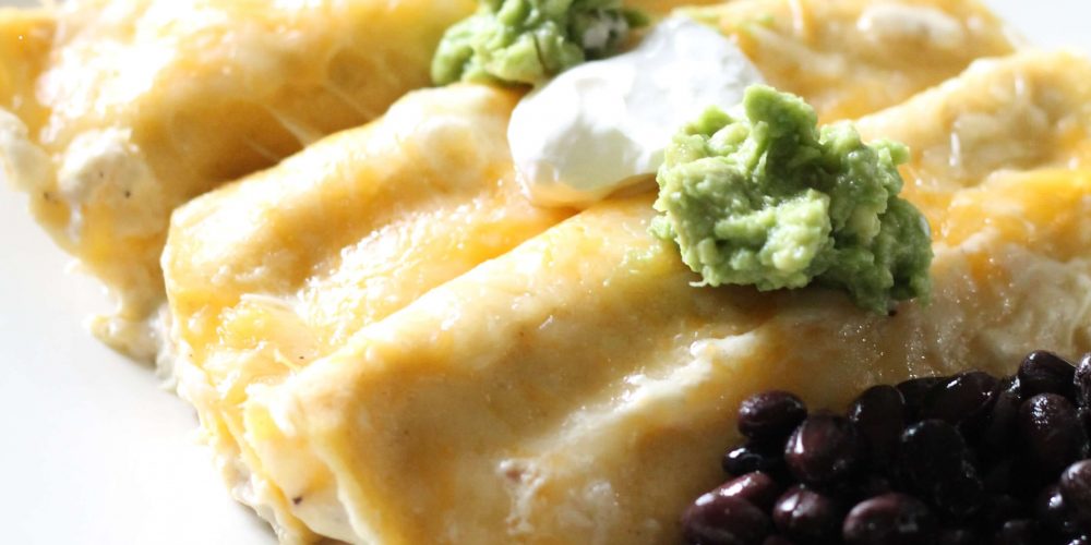 Sour Cream Chicken Enchiladas. The best recipe ever!