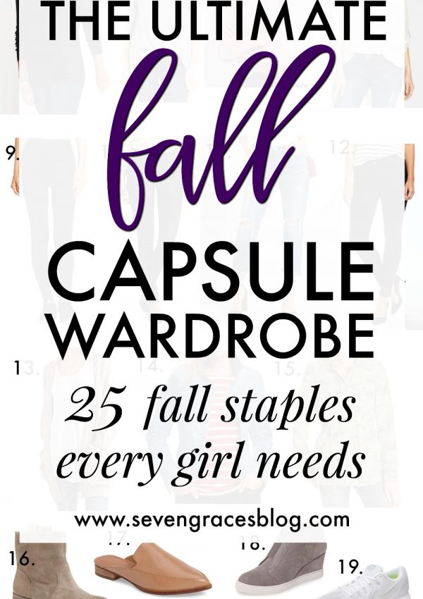 25 Fall Basics Every Girl Needs :: $600 Nordstrom Giveaway