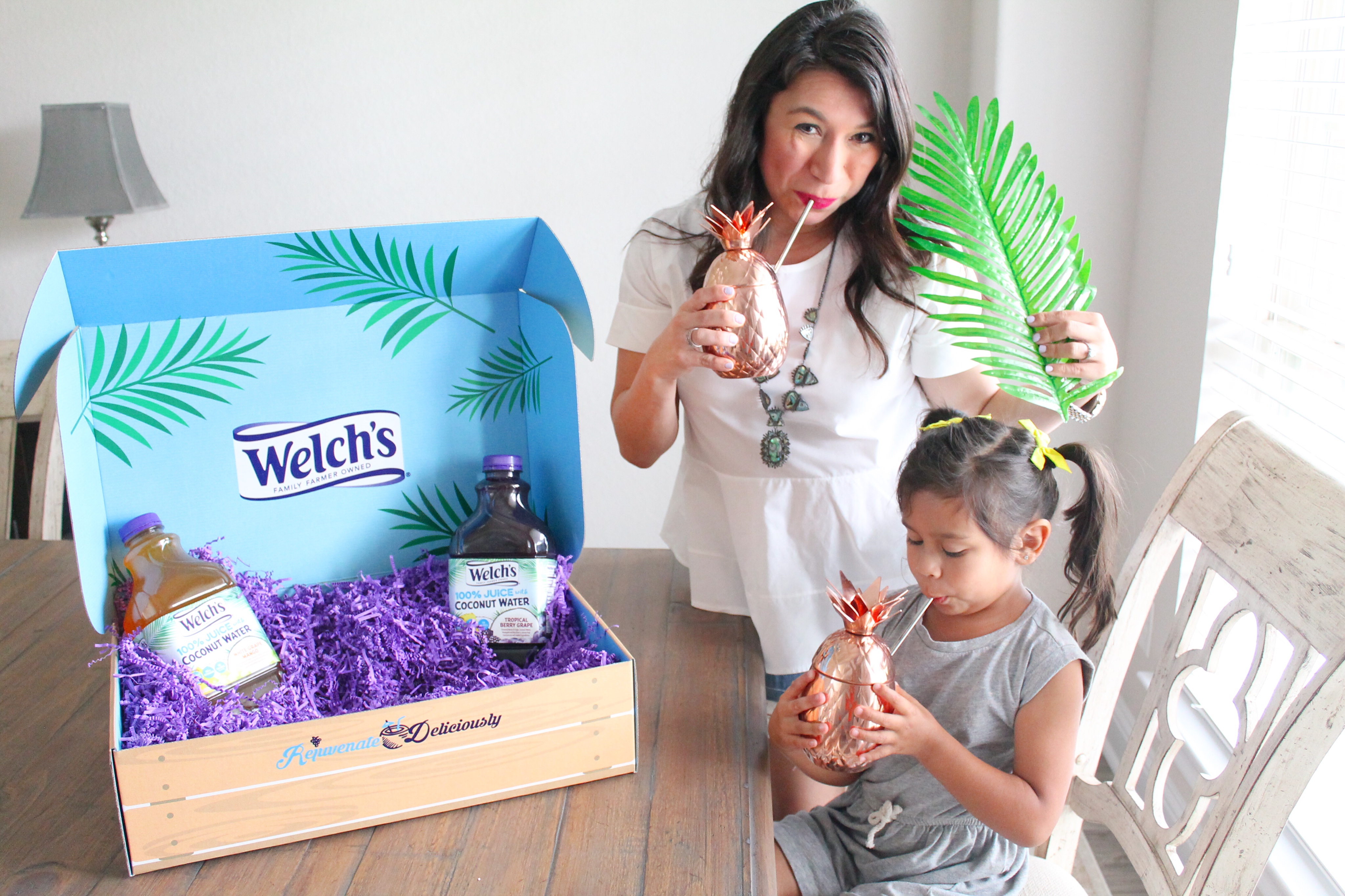 If you need some help in the chill department, here are 5 ways to not take motherhood so seriously. Sponsored by Welch's new 100% juice with Coconut Water. #welchs #motherhood #coconut water