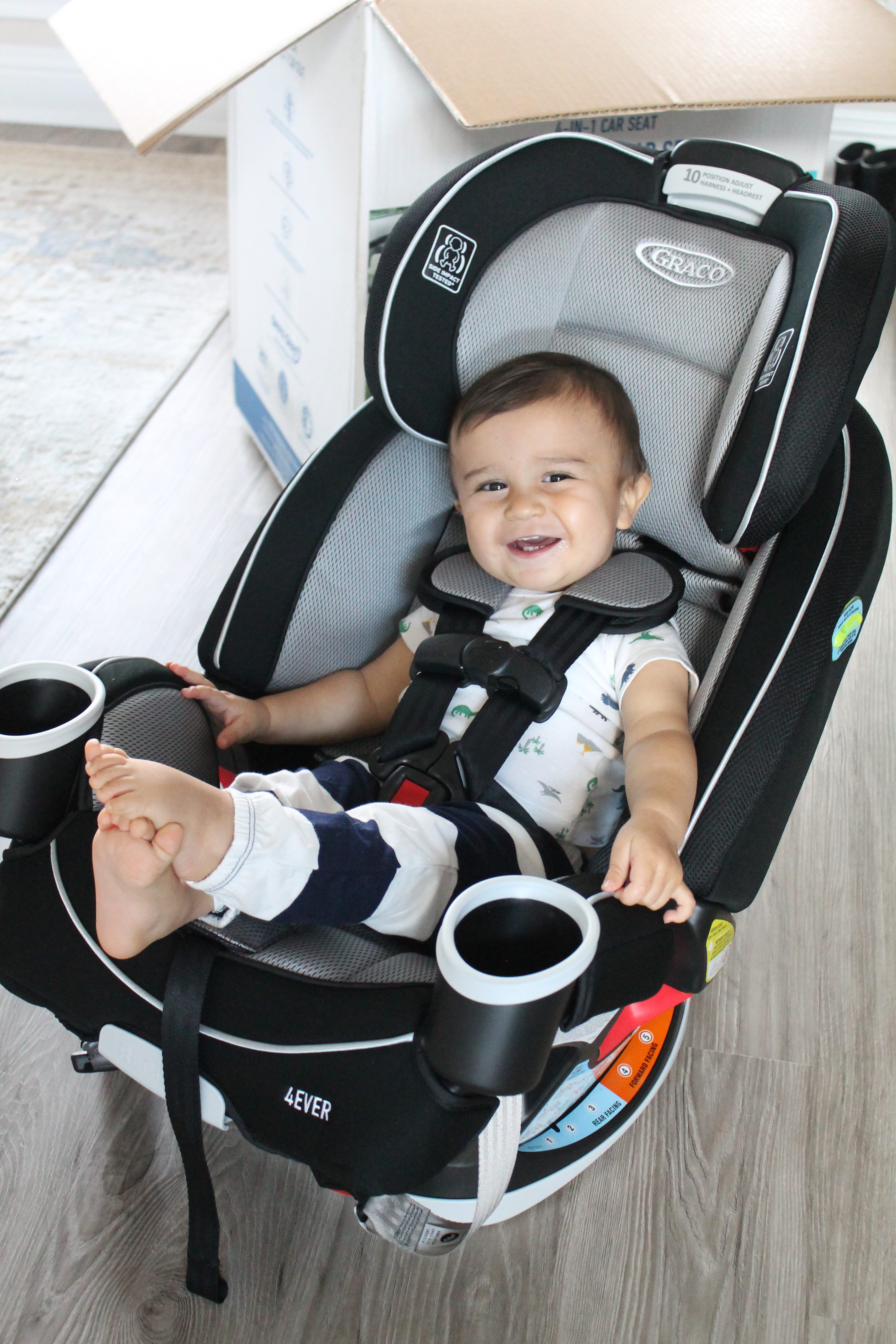 What to look for when choosing a new car seat & three big reasons why we went with the Graco 4Ever All-in-1: quality, safety, & affordability.