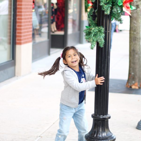 OshKosh B'Gosh hoodie and comfy jeans. Girl fashion at its best!