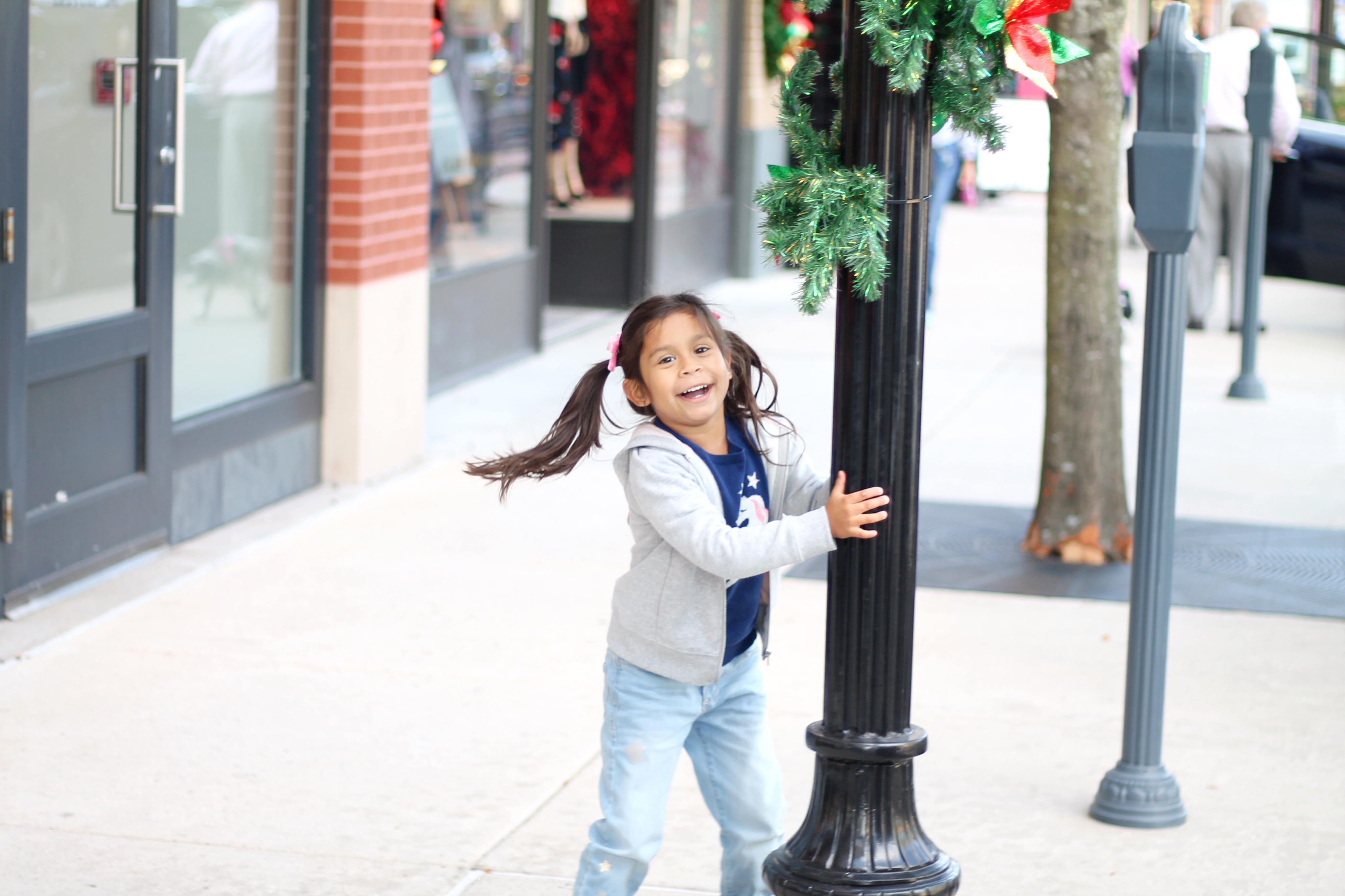 OshKosh B'Gosh hoodie and comfy jeans. Girl fashion at its best!