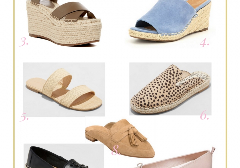 The best spring shoes to update your closet this year! These will go with everything!