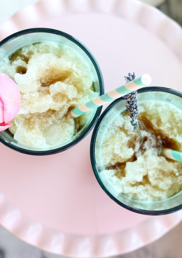 Lavender Sweet Tea Slush for Summer Soirees