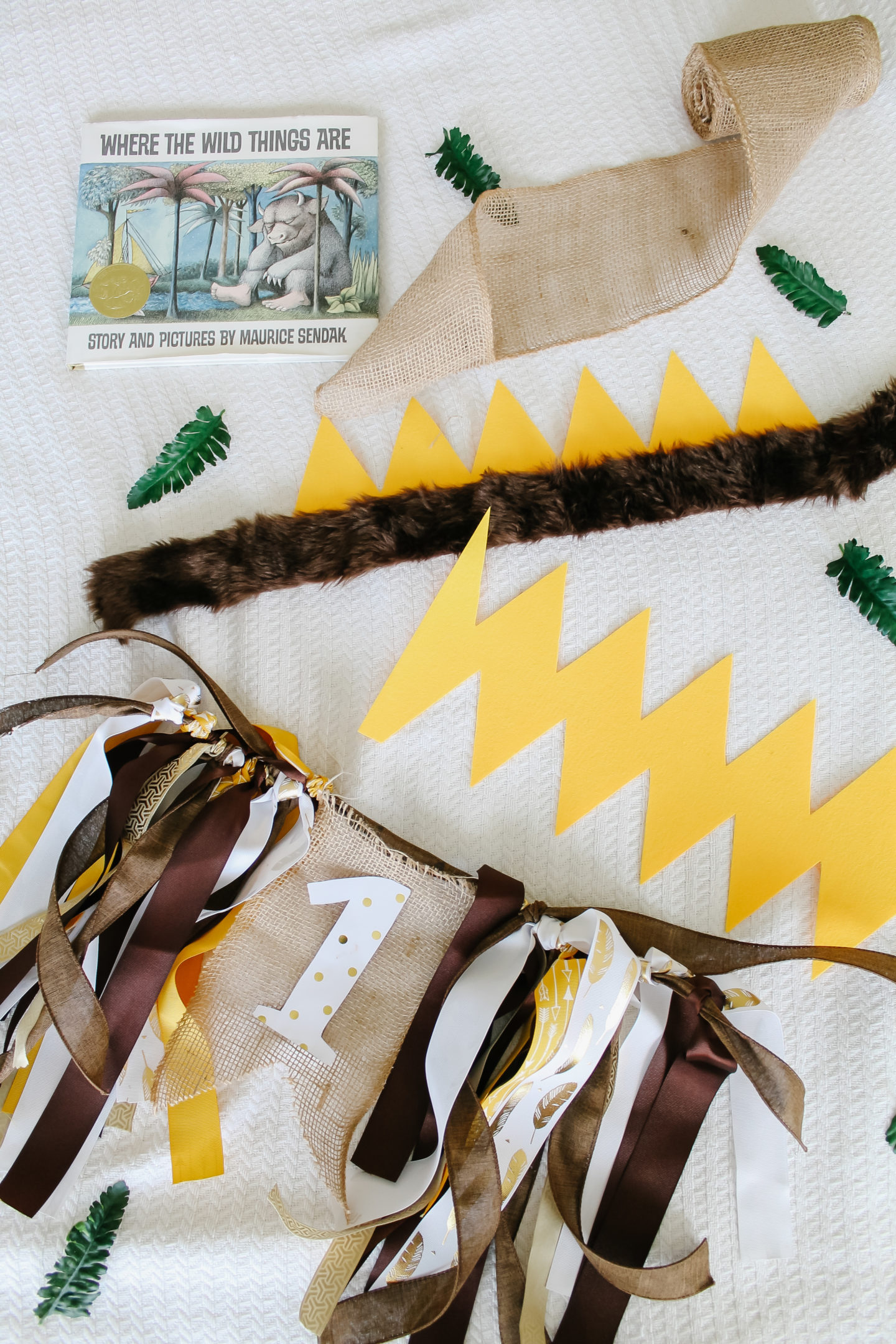 Easy DIYs for a Where the Wild Things Are birthday party. The cutest WILD ONE birthday party inspired by Where the Wild Things Are! Easy DIYs to recreate a simple and fun first birthday party! #diy #party #wildone #firstbirthday