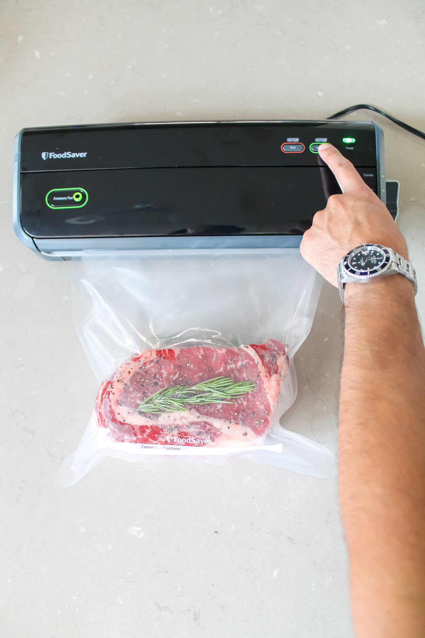 How to make the perfect prime rib using using a sous-vide! Grab your FoodSaver bags and sealing system and high quality prime rib for the best meal ever.