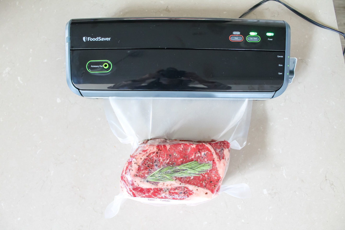 How to make the perfect prime rib using using a sous-vide! Grab your FoodSaver bags and sealing system and high quality prime rib for the best meal ever.