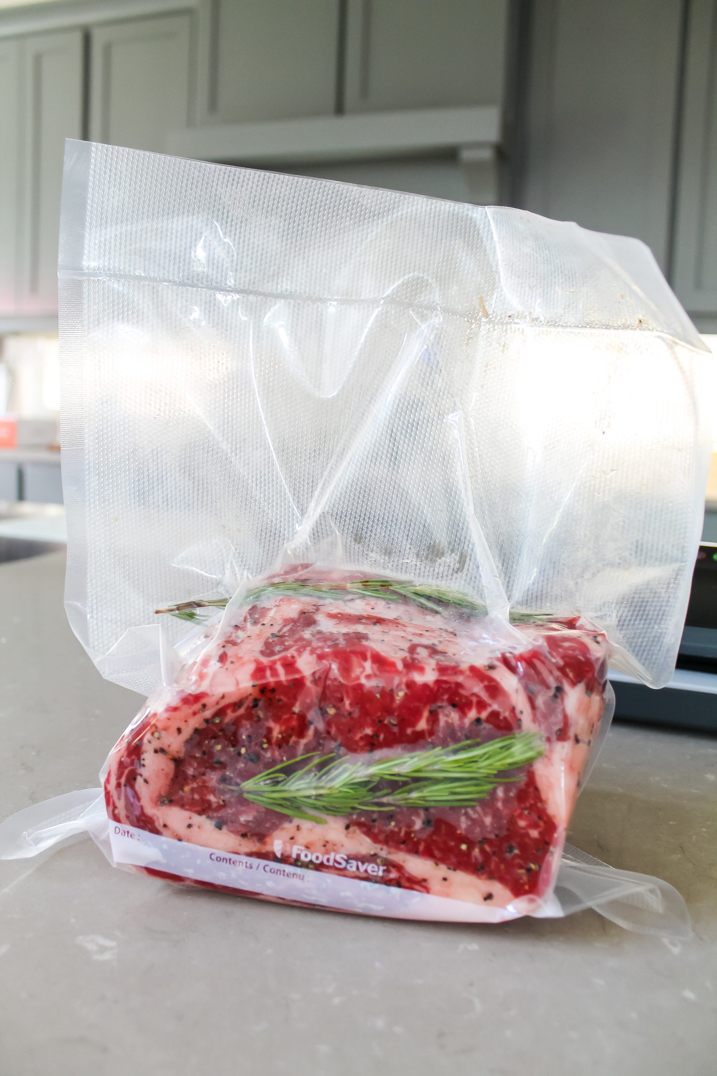 How to make the perfect prime rib using using a sous-vide! Grab your FoodSaver bags and sealing system and high quality prime rib for the best meal ever.