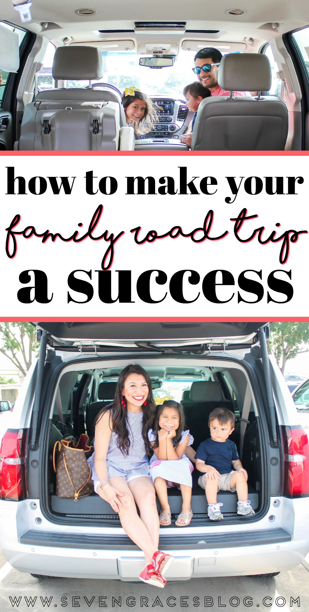 How to Make Your Family Road Trip a Success! All the best tips detailing what you'll need for a successful road trip!