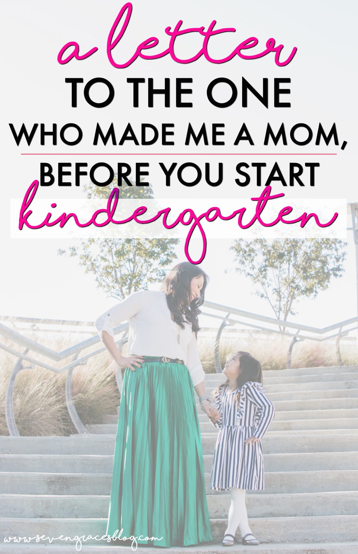 A letter to my child before kindergarten. A sweet letter to a mother's first born before kindergarten. This is a must-read for all mamas who are about to cross this milestone. #kindergarten #motherhood