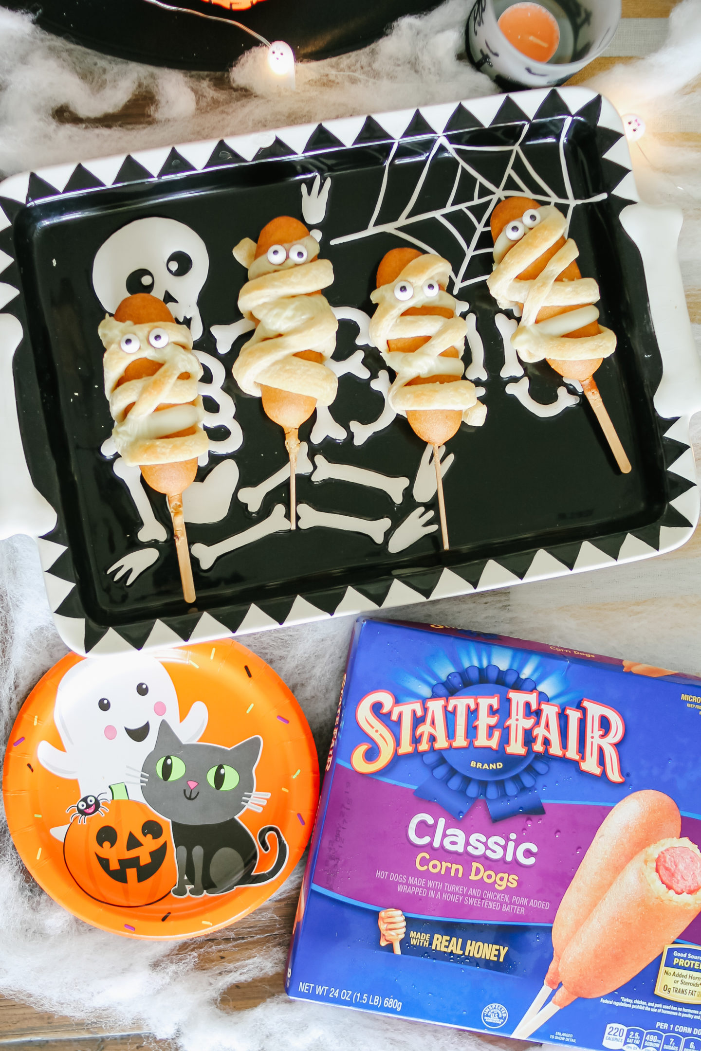 Cutest Halloween Party Ideas. Recreate your own ghoulish party spread with all of these @TysonBrand products are available at your local Walmart! srcset=