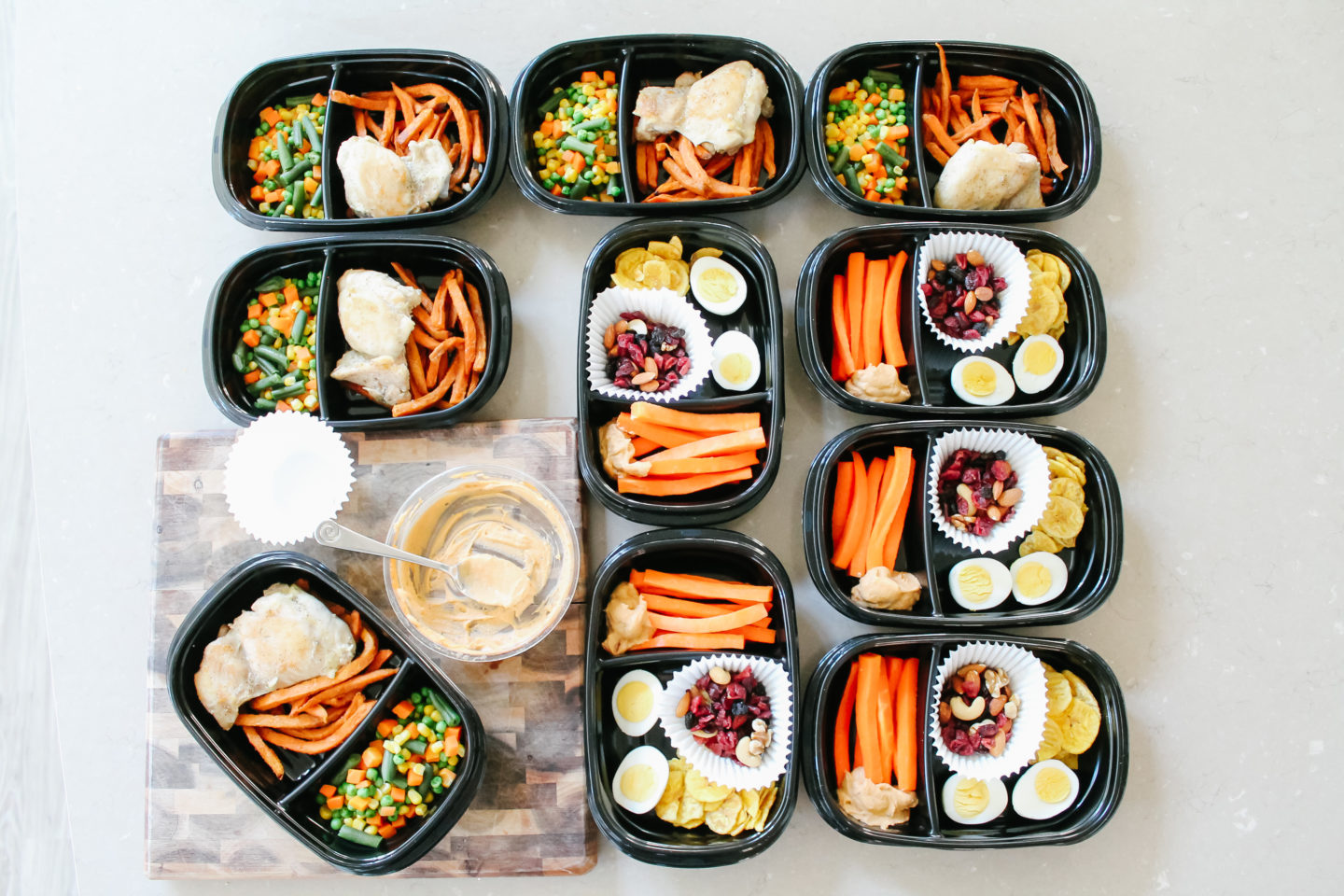 Easy paleo meal prep.