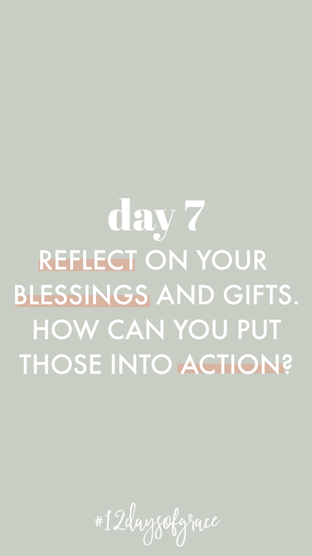 Day 7 of the 12 Days of Grace: A mini-Advent devotional. #advent #christmas #devotional
