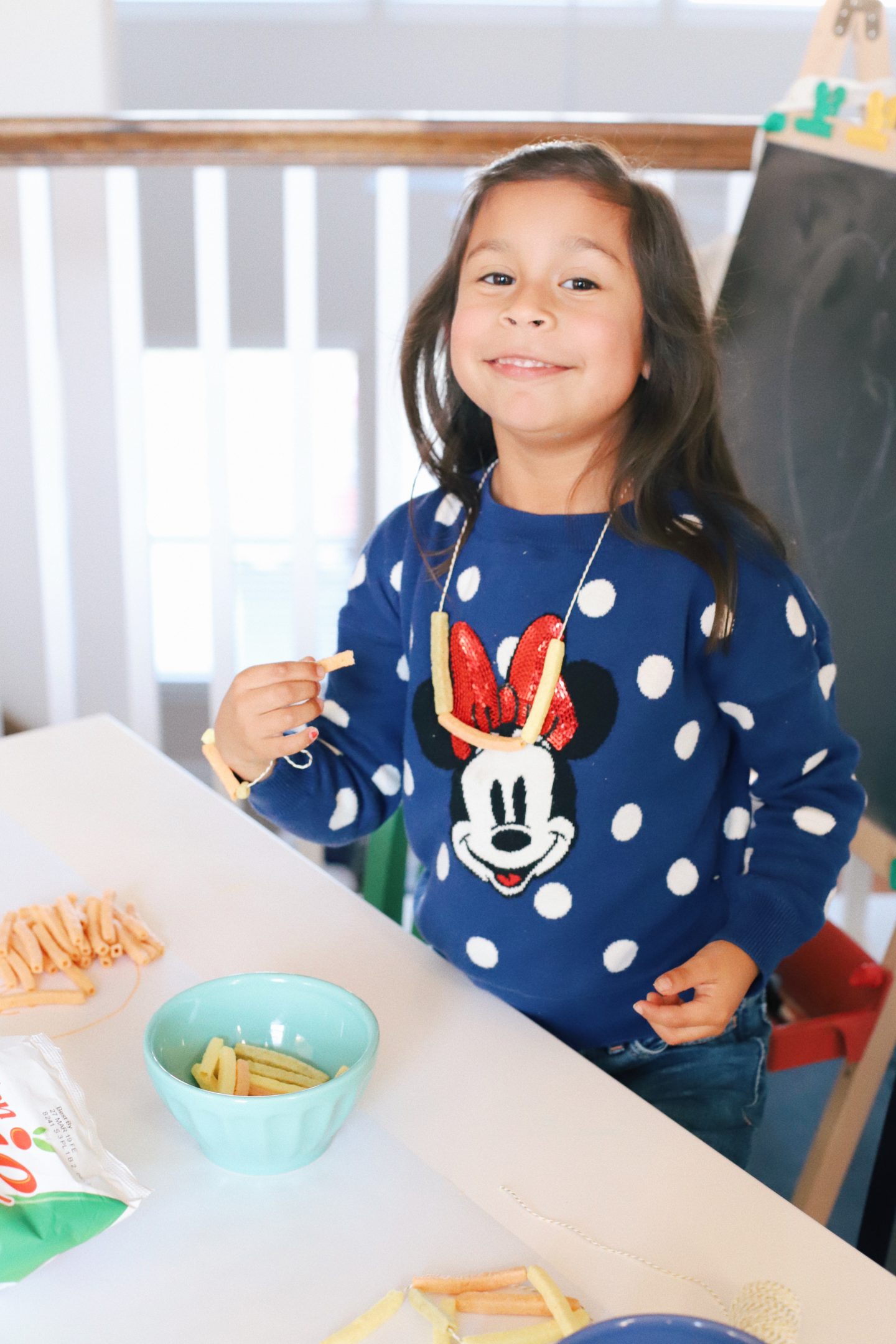 Fun Winter Indoor Craft & Activity :: Veggie Straws Necklace Craft and  Sorting Activity - Seven Graces