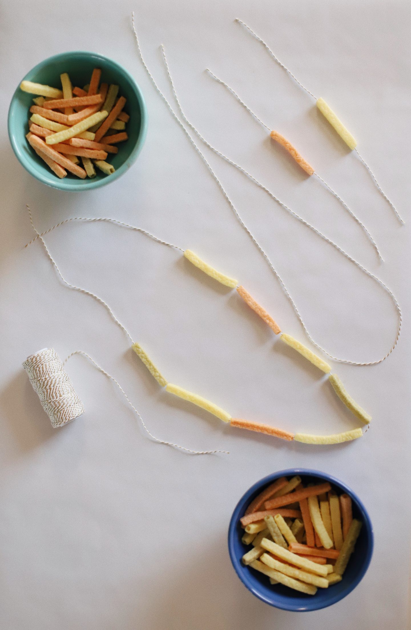 Fun Winter Indoor Craft & Activity :: Veggie Straws Necklace Craft and  Sorting Activity - Seven Graces