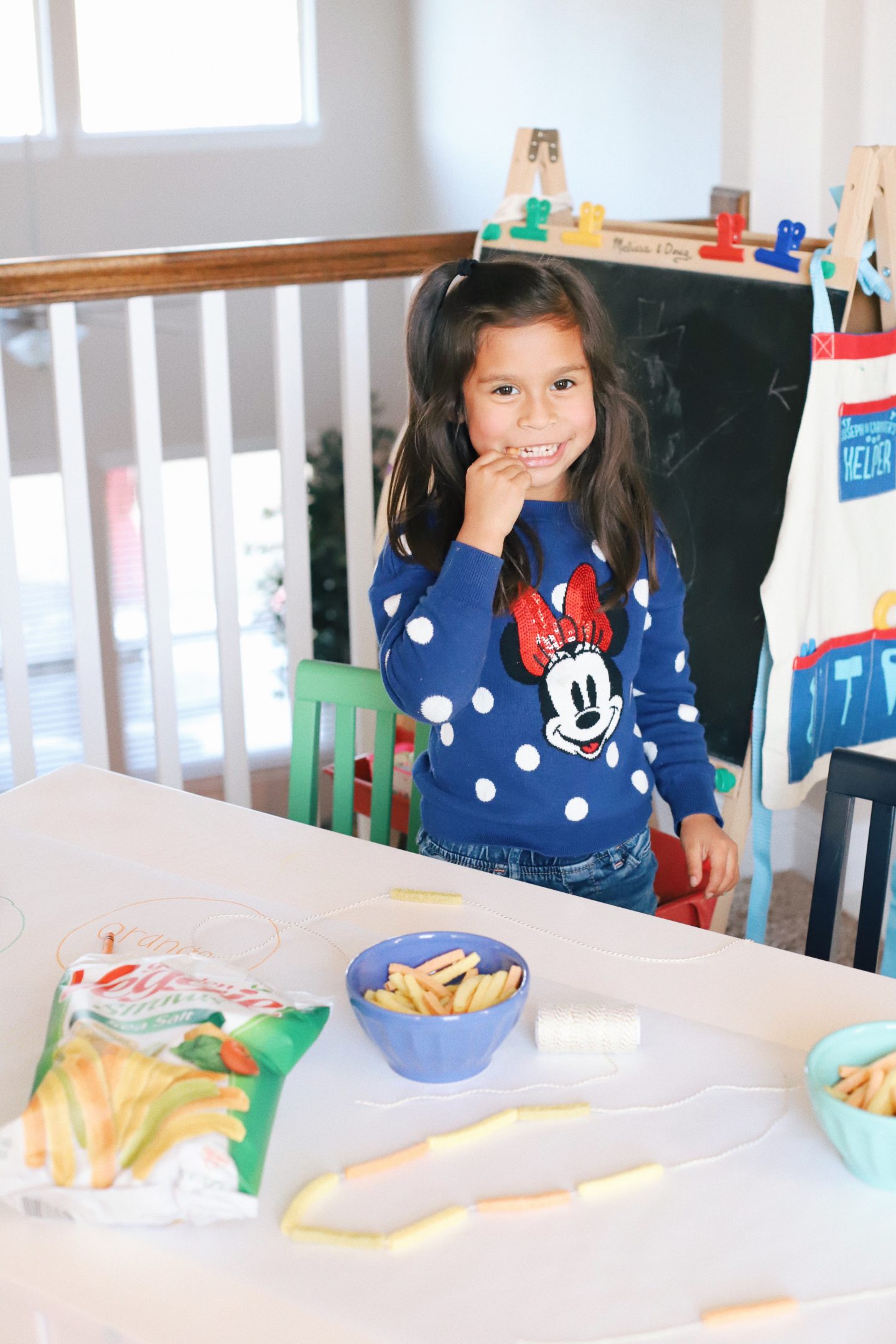 Fun Winter Indoor Craft & Activity :: Veggie Straws Necklace Craft and  Sorting Activity - Seven Graces