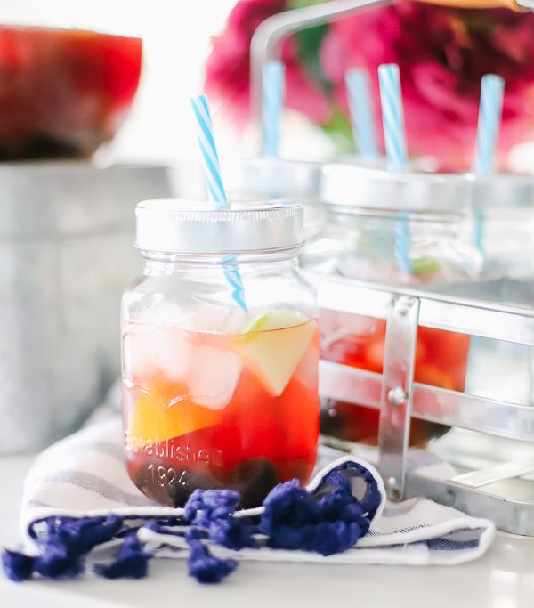 Wild Berry Peach Tea Lemonade :: The Perfect  Tea for Parties