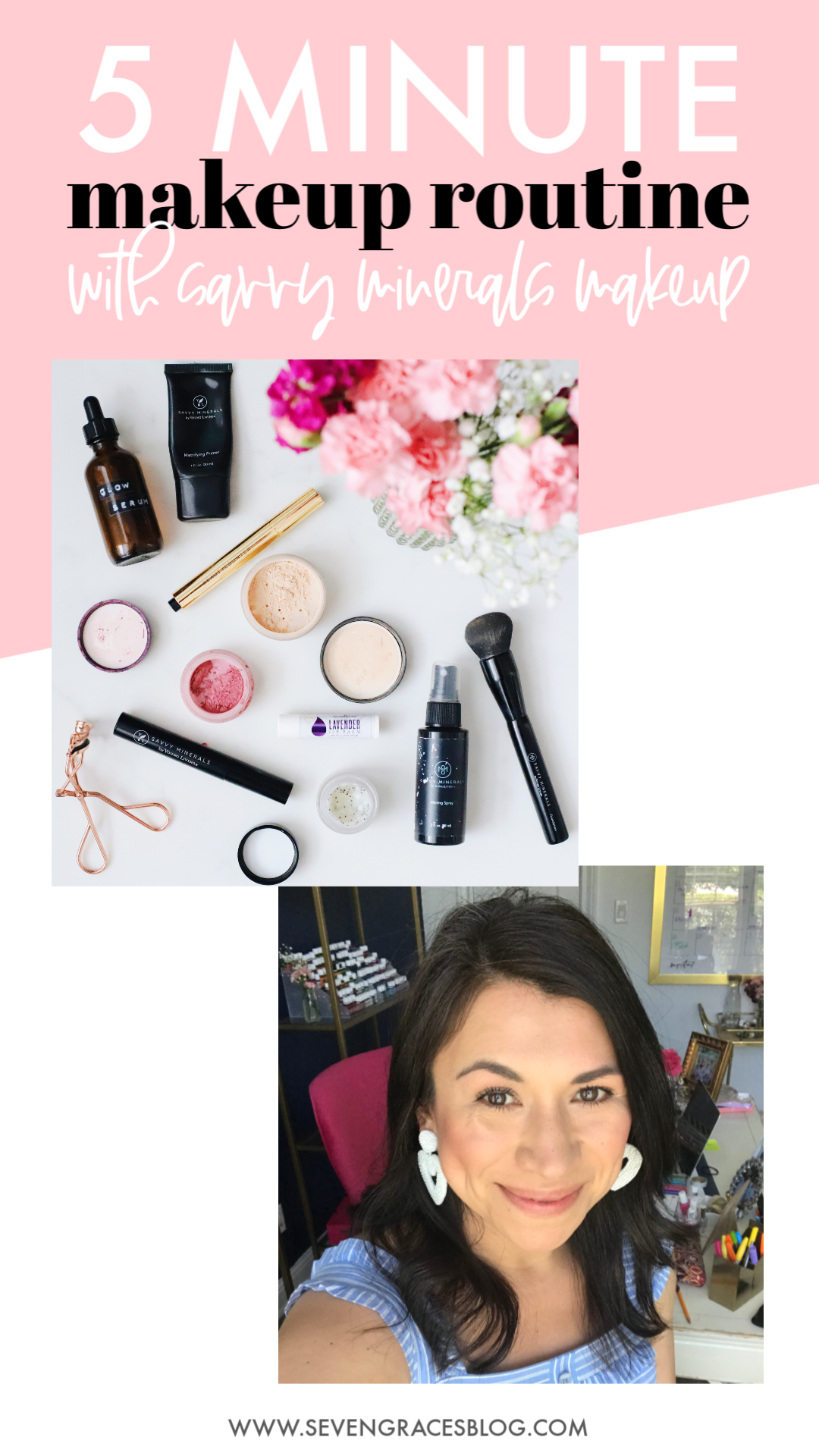 5 minute makeup routine! the best all-natural makeup on the market! Why you need it, how to apply it, and where to get it!